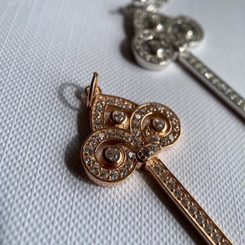 TIFFANY KEY NECKLACE DIAMOND