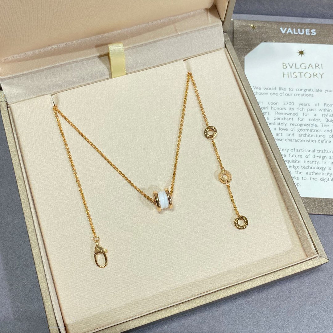 BVLGARI ZERO 1 CERAMIC MINI NECKLACE