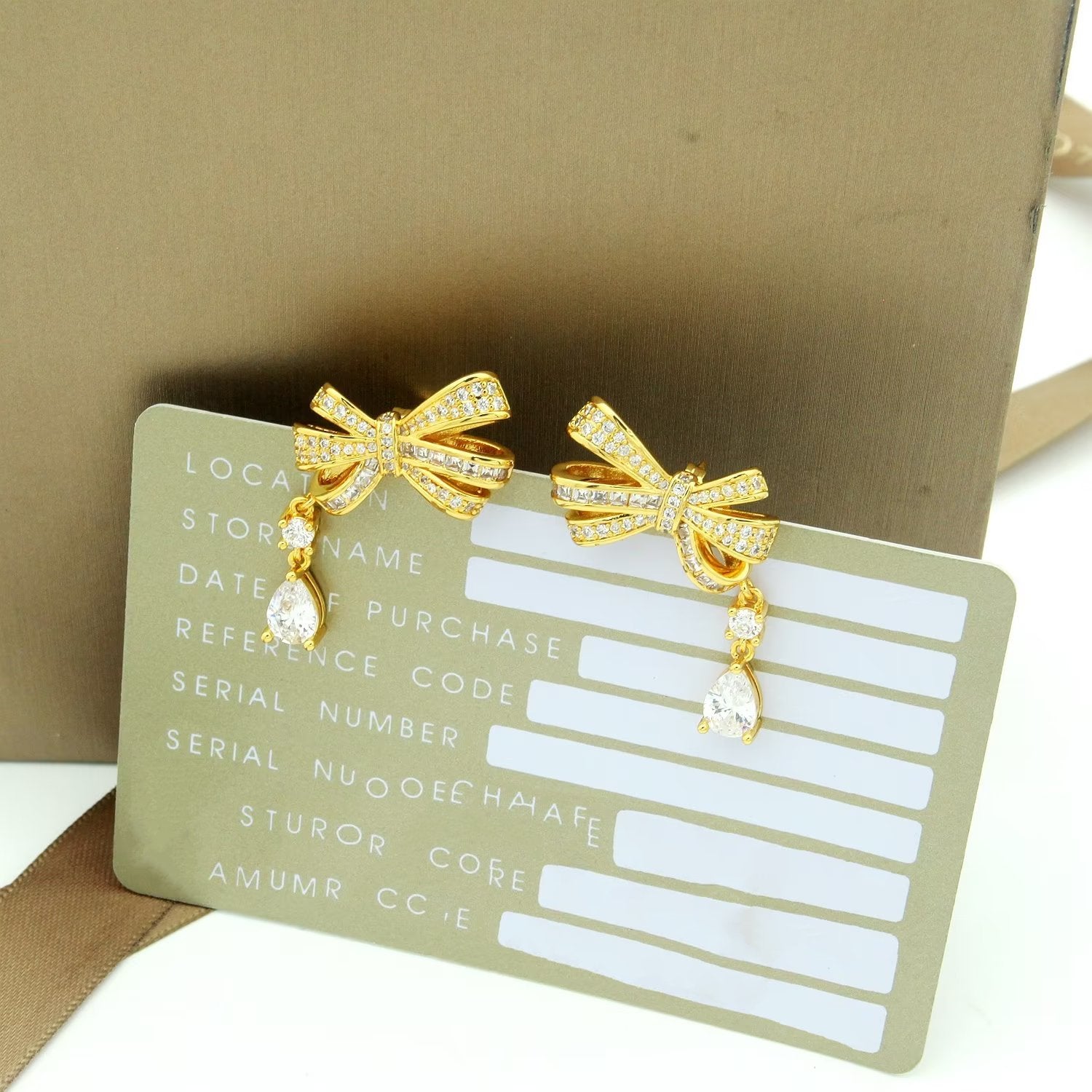 GRAFF TILDA BOW CLASSIC DIAMOND DROP EARRINGS