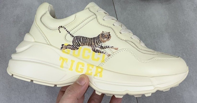 Gucci Tiger Graphic Chunky Sneakers — hero