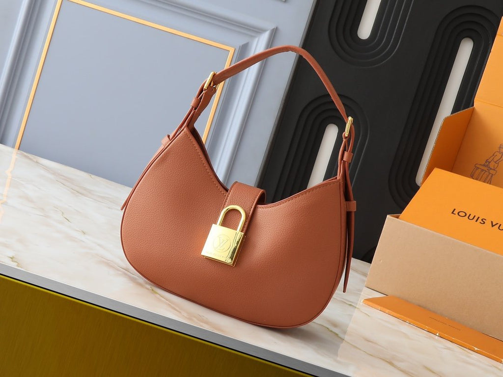 Louis Vuitton Low Key Shoulder Bag in Cognac Brown — hero