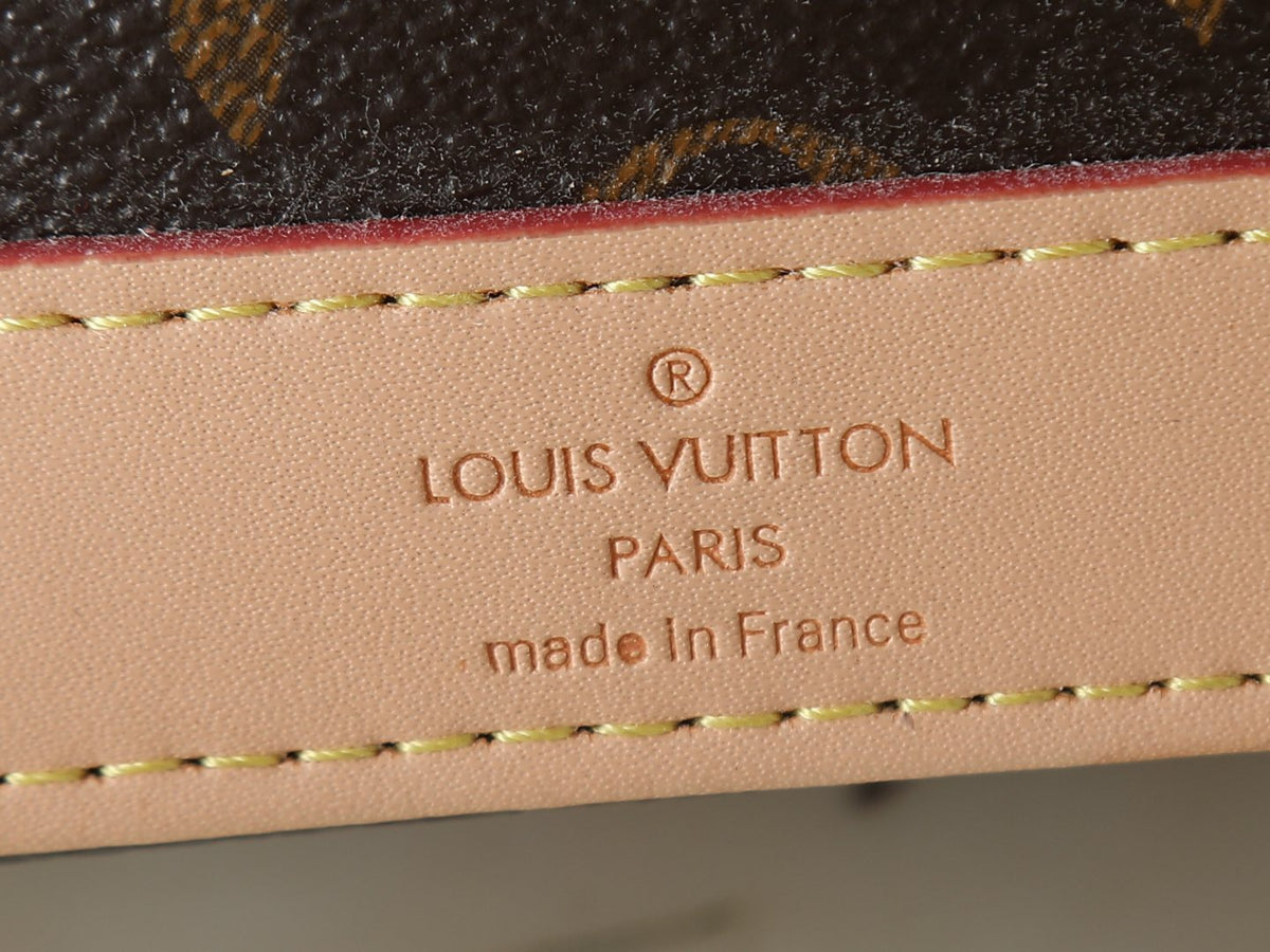 Louis Vuitton Nano Alma Monogram Top-Handle Bag — detail