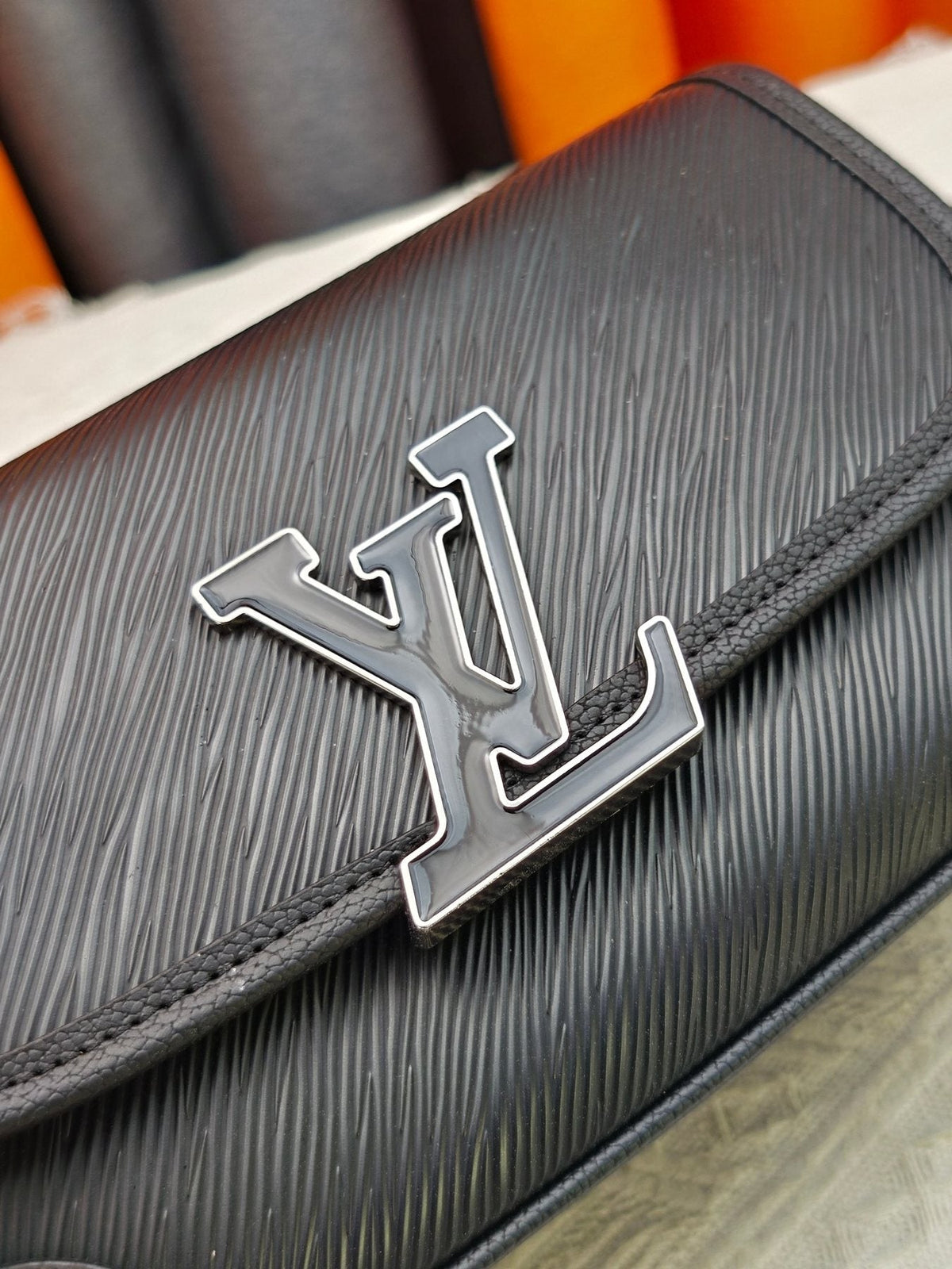 Louis Vuitton Ridged Flap Shoulder Bag — detail