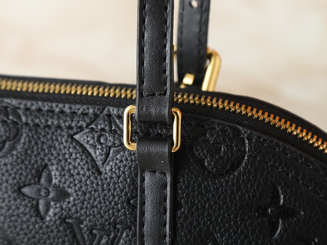 Louis Vuitton Hang On Embossed Monogram Shoulder Bag — detail