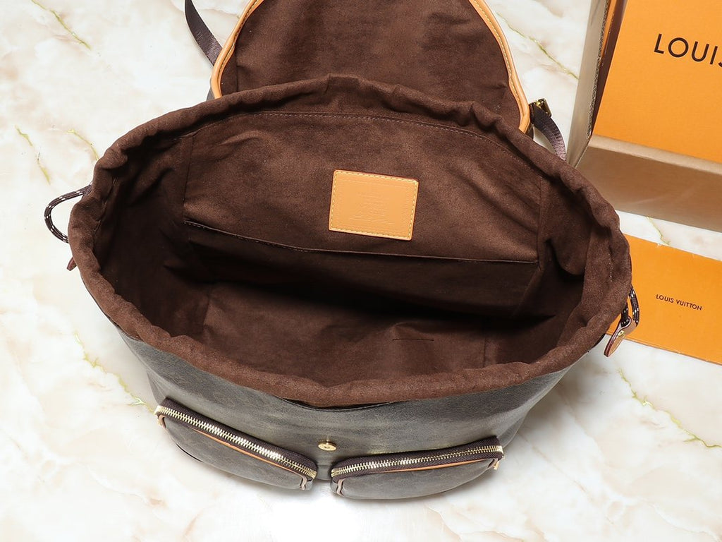 Louis Vuitton Montsouris Cargo Monogram Backpack — detail