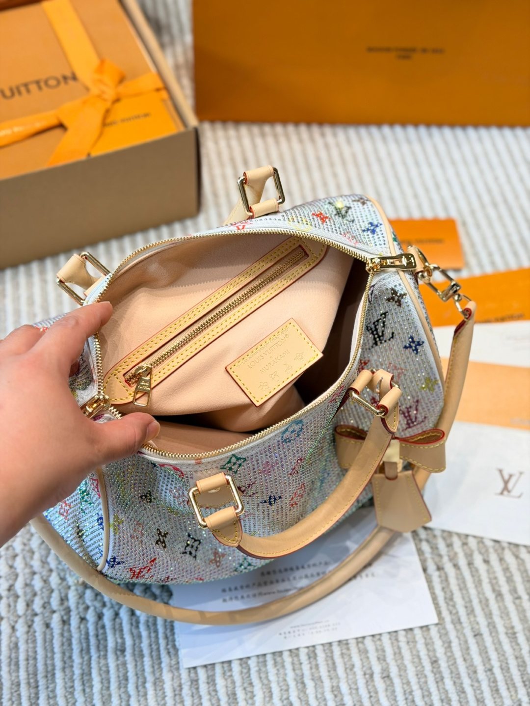 Louis Vuitton Speedy Top-Handle Shoulder Bag — front