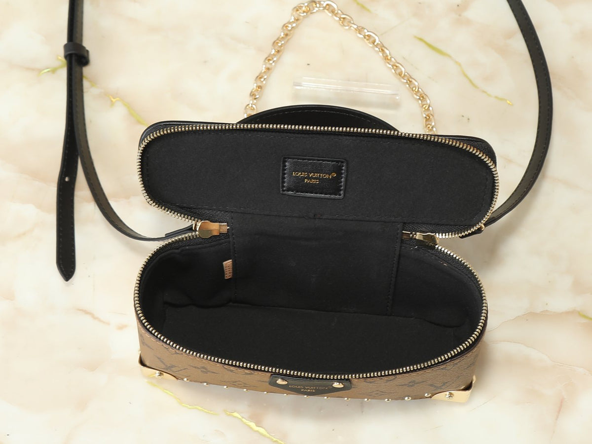 Louis Vuitton Vanity Pouch Monogram Trunk Handbag — detail