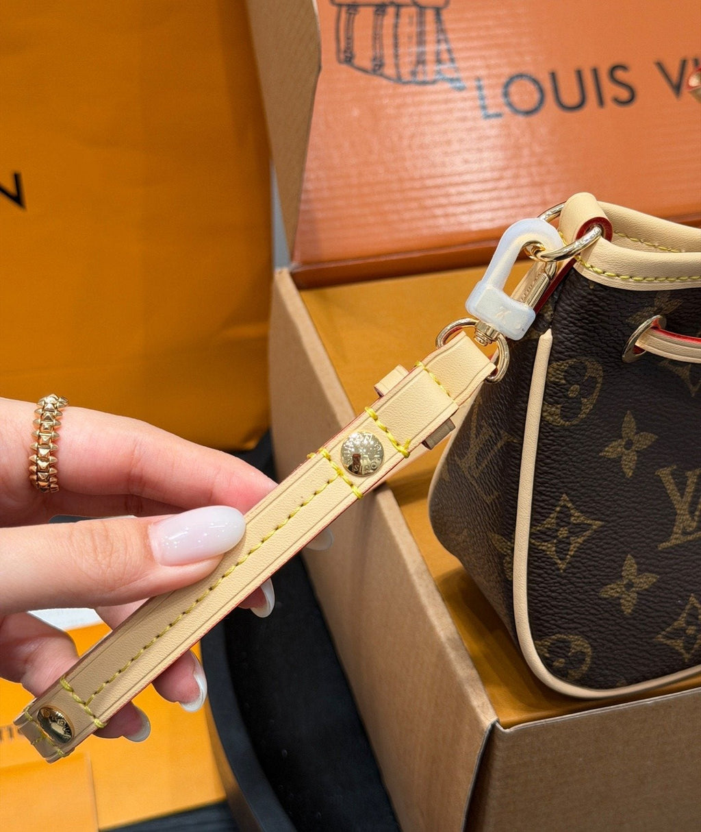 Louis Vuitton Nano Frivole Monogram Shoulder Bag — detail