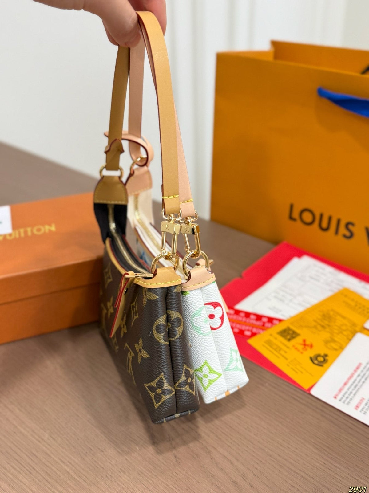 Louis Vuitton Monogram Mini Coin Purse with Short Strap — comparison