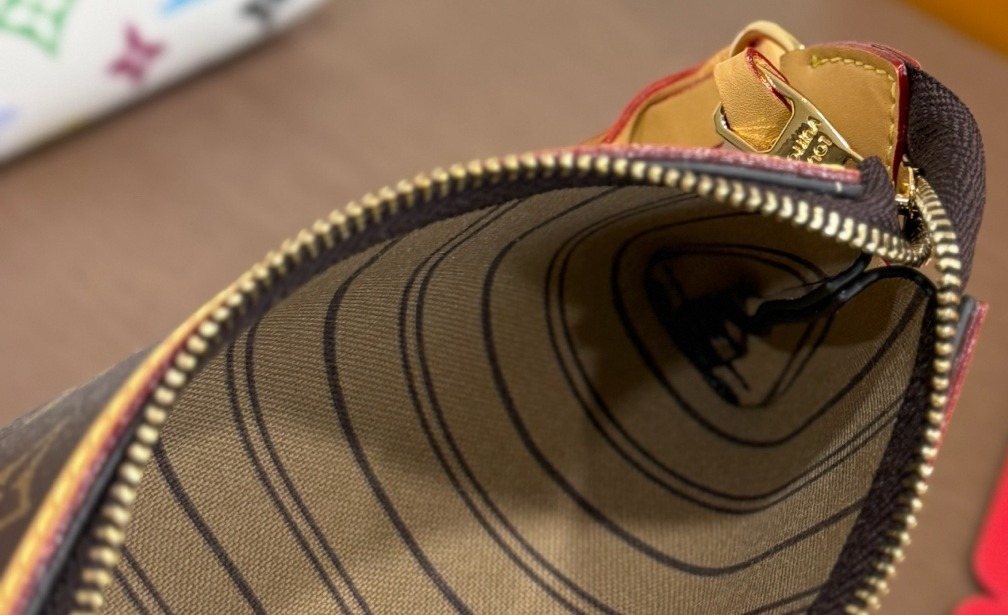 Louis Vuitton Monogram Mini Coin Purse with Short Strap — detail