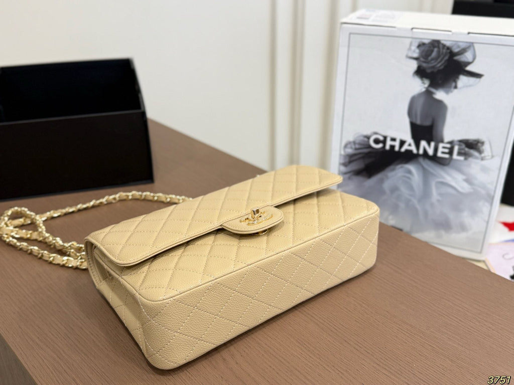 Chanel Classic Flap Quilted Shoulder Bag — front