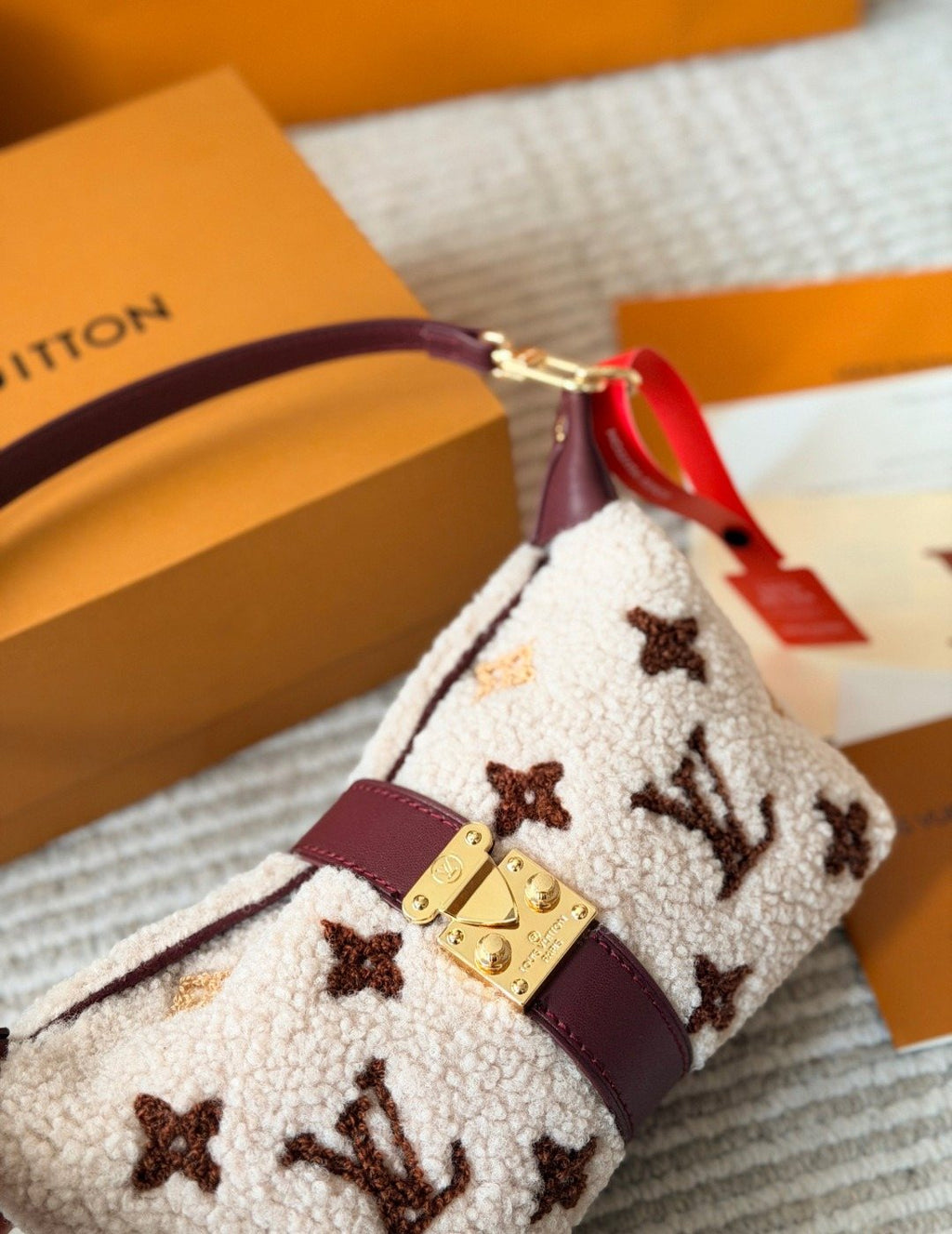 Louis Vuitton Monogram Plush Shoulder Bag — detail
