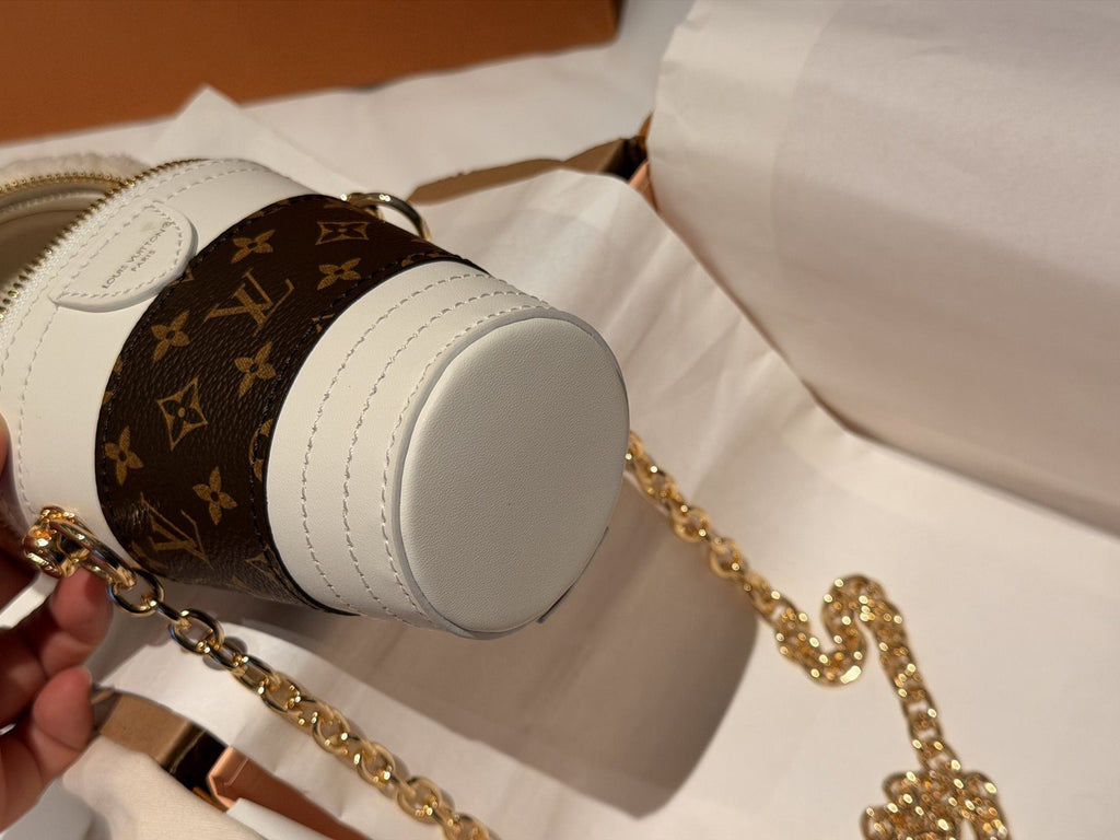 Louis Vuitton Coffee Cup Monogram Crossbody Pouch — front