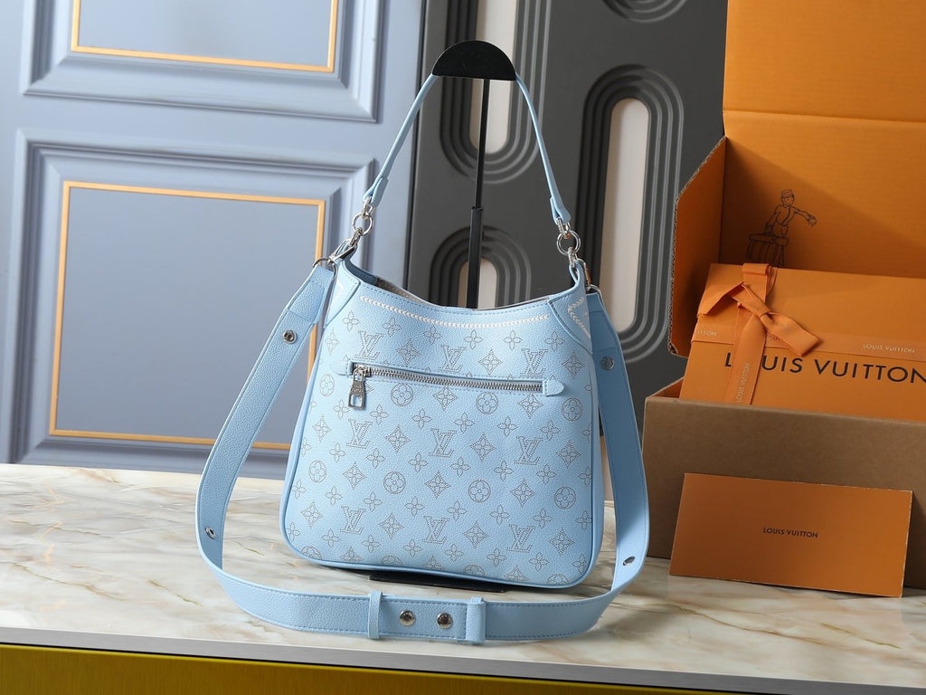 Louis Vuitton All Around Perforated Leather Shoulder Bag — back