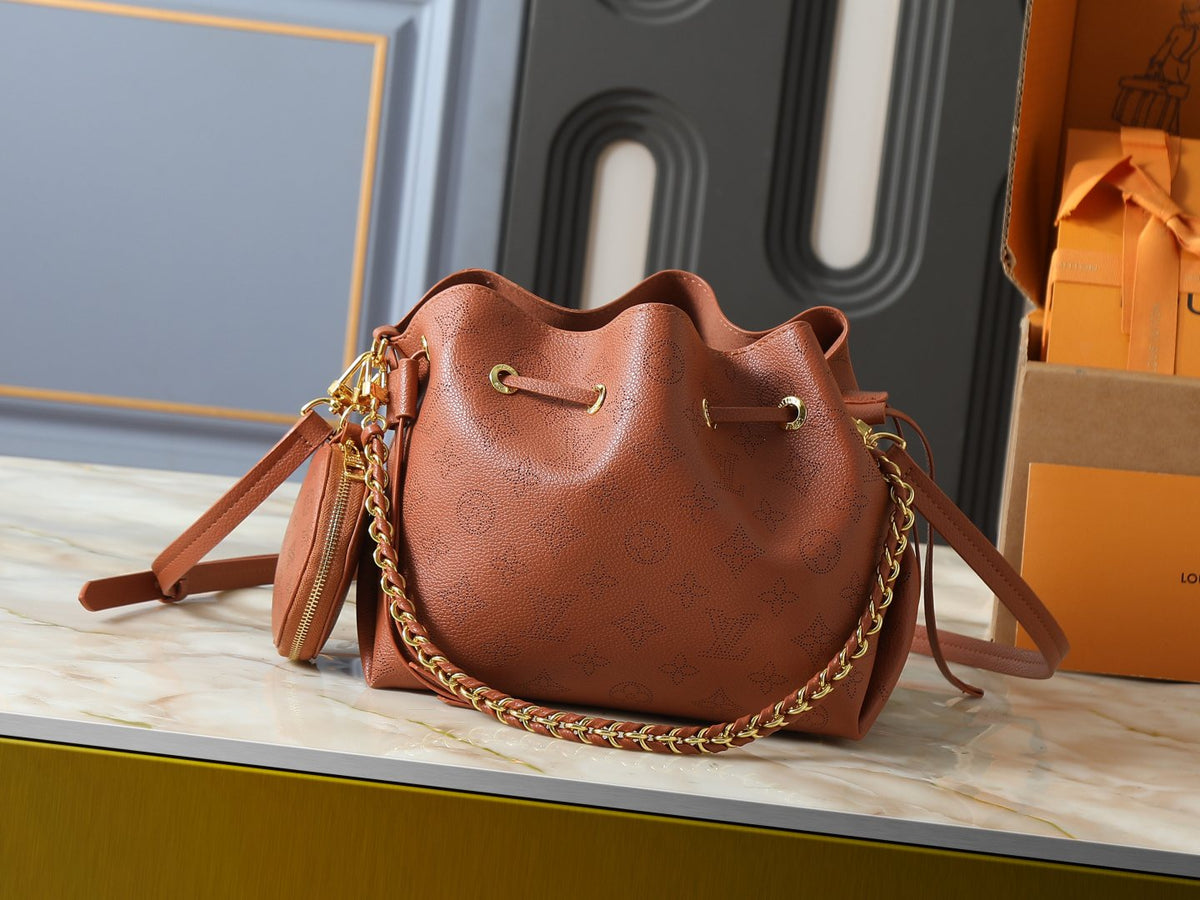 Louis Vuitton Bella Perforated Monogram Bucket Bag — hero