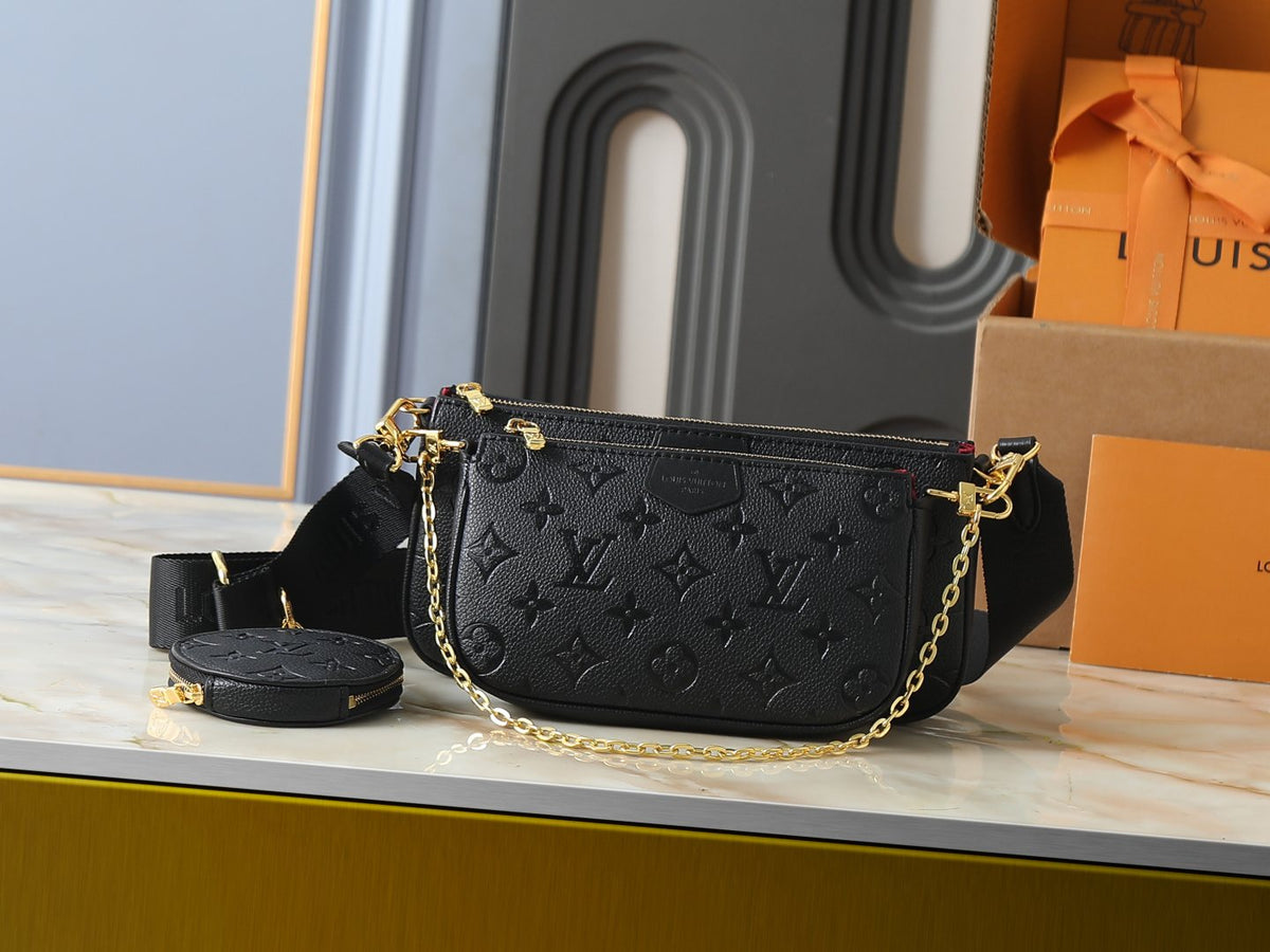 Louis Vuitton Multi Pochette Accessoires Embossed Shoulder Bag — hero
