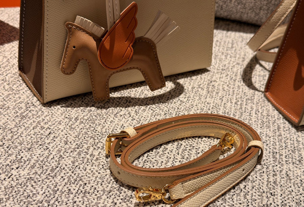 Hermès Mini Kelly Colorblock Top-Handle Bag — detail