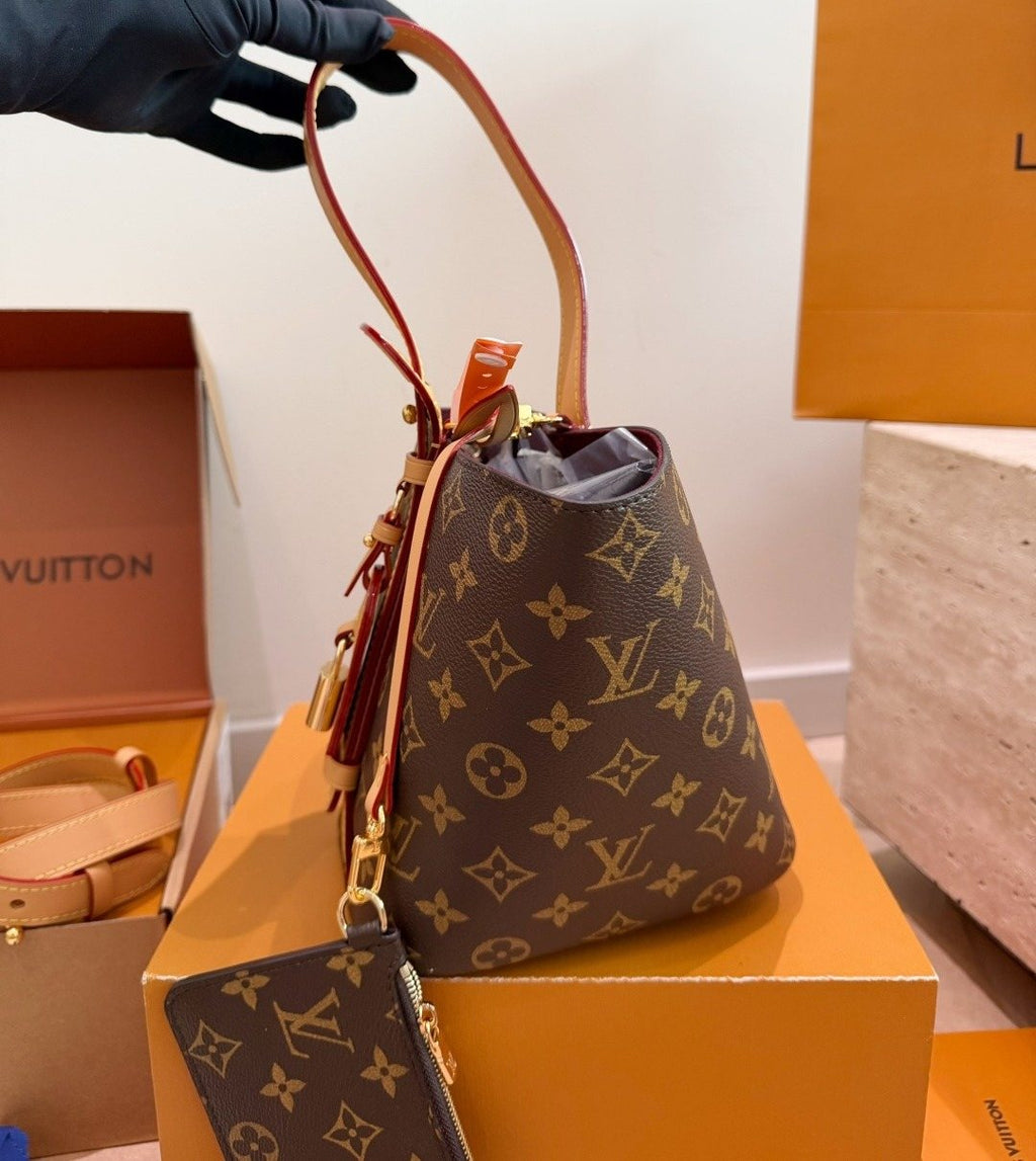 Louis Vuitton All In BB Monogram Bucket Bag — side