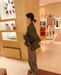 Louis Vuitton All In BB Monogram Bucket Bag — model