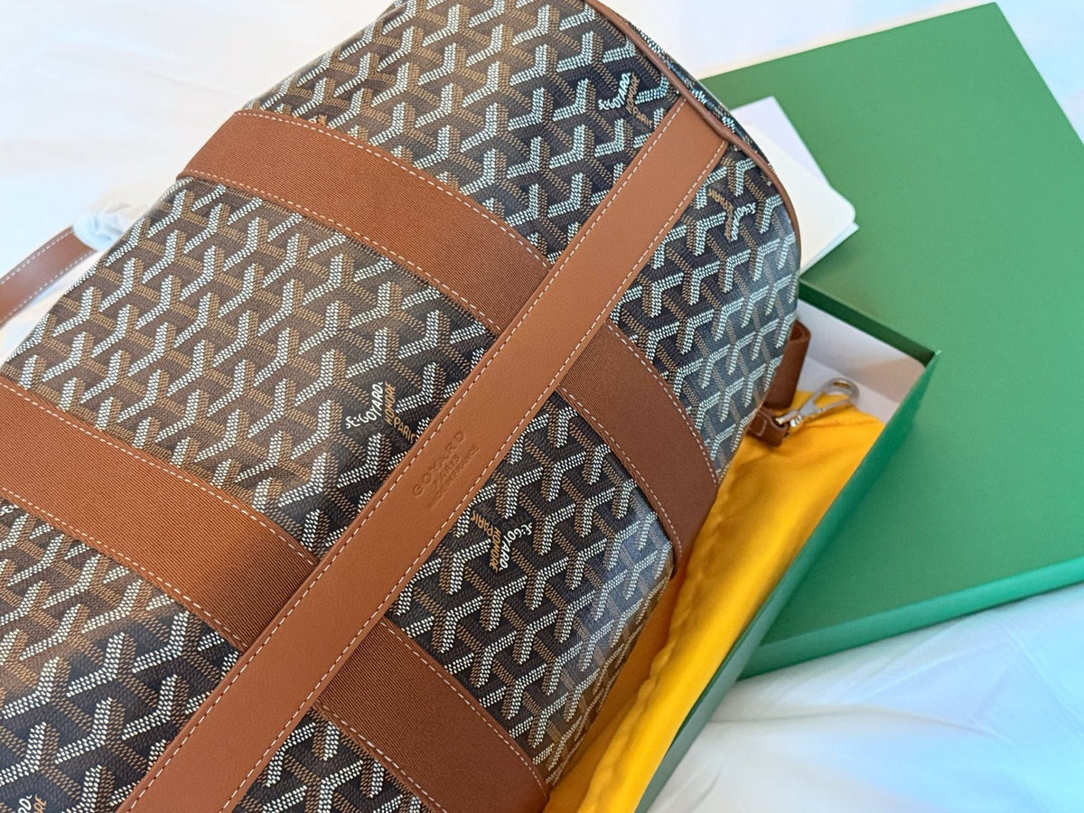 Goyard Barrel Duffel Bag — detail