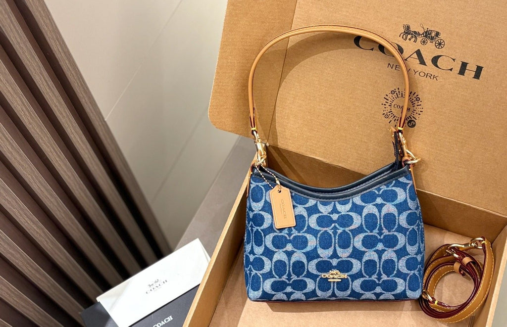 Coach Laurel Signature Hobo Bag — front