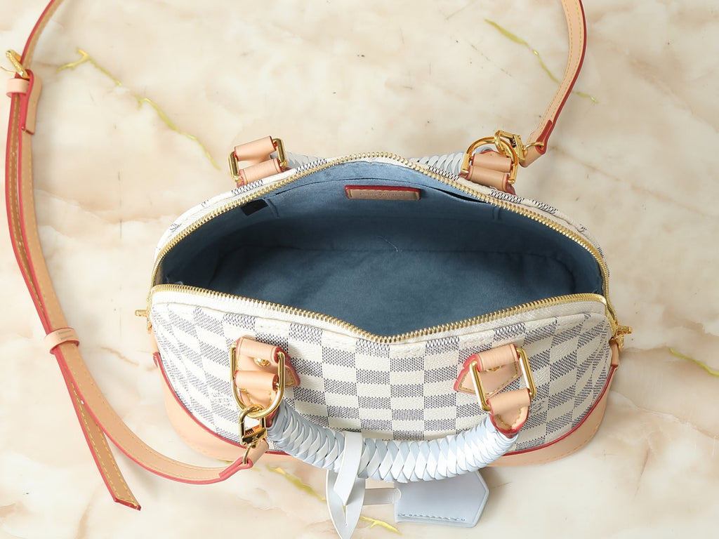 Louis Vuitton Alma Structured Top-Handle Bag — detail