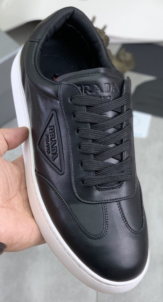 Prada Paneled Low-Top Sneakers — hero