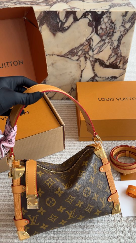 Louis Vuitton Side Trunk Monogram Handbag — hero