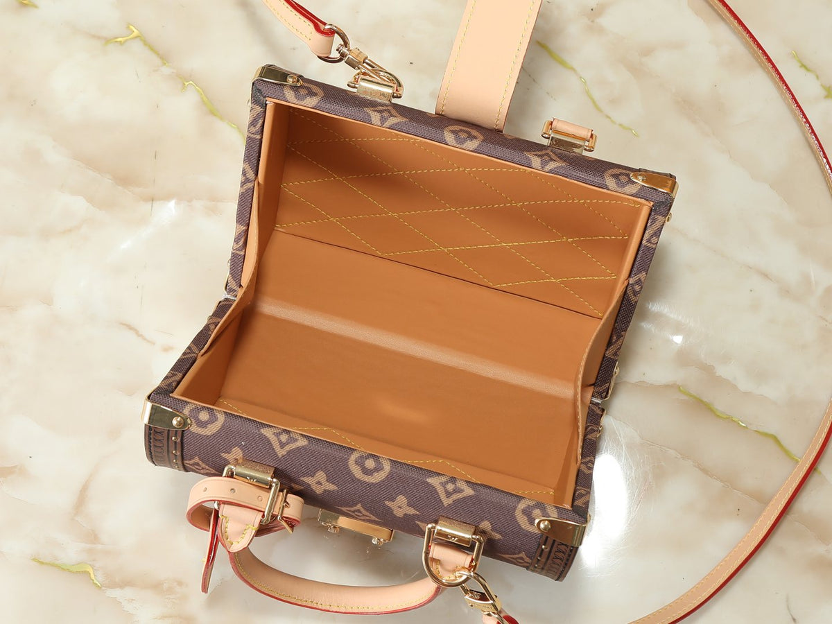 Louis Vuitton Speedy Trunk Monogram Top-Handle Bag — detail