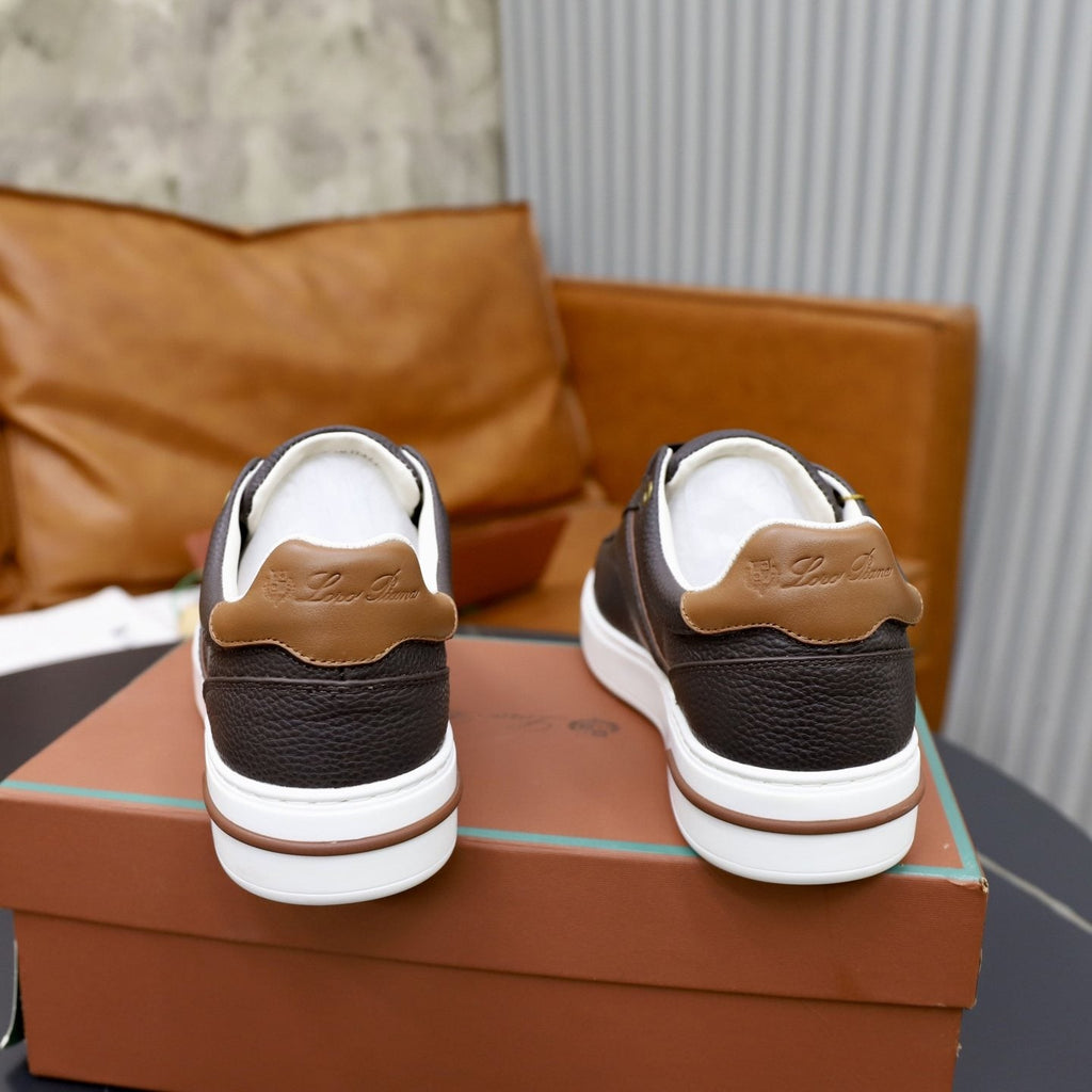 Loro Piana Week End Walk Lace-Up Sneakers — back