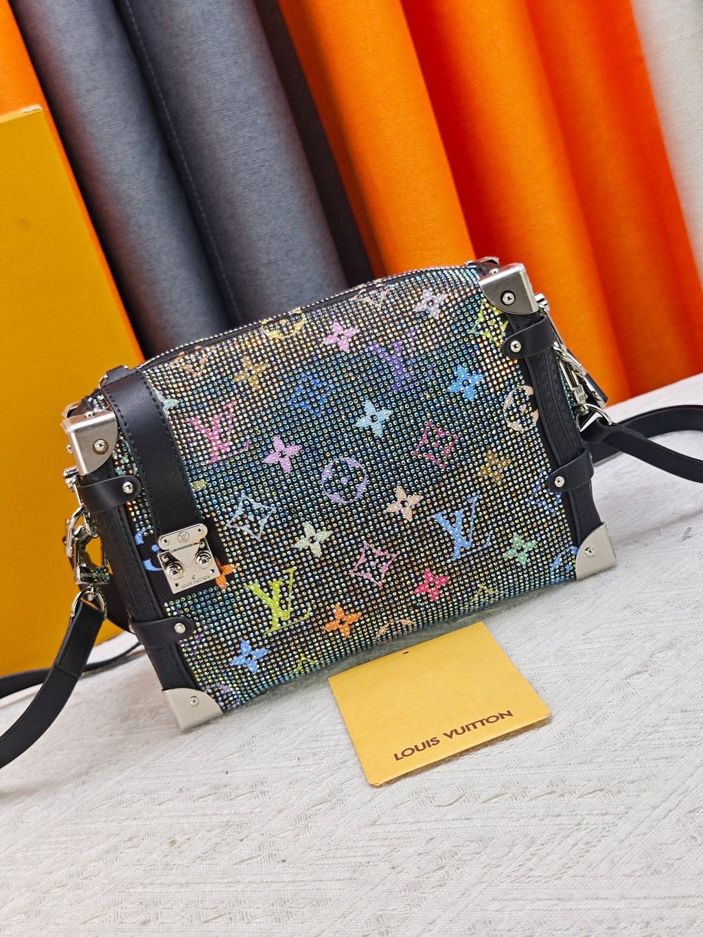 Louis Vuitton Side Trunk Sparkling Monogram Shoulder Bag — hero