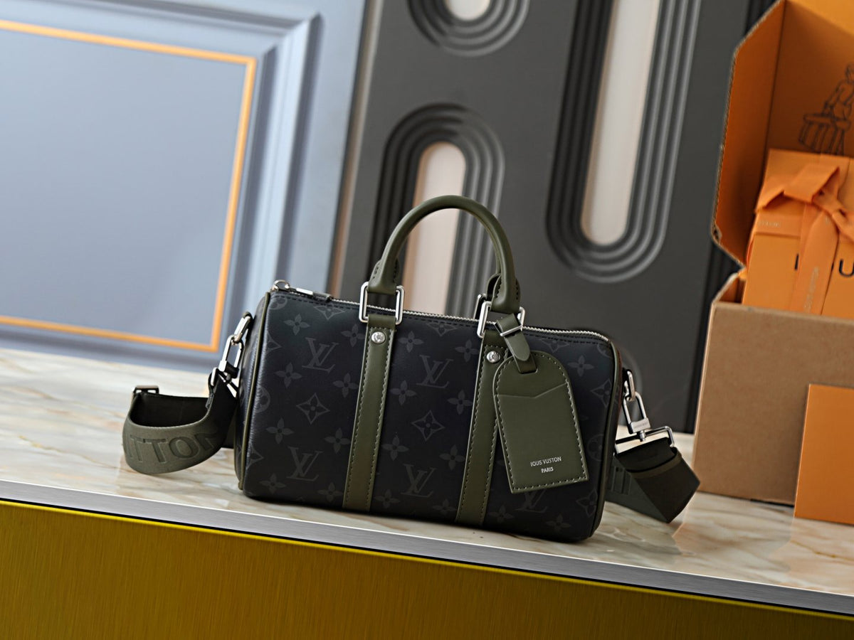 Louis Vuitton Keepall Bandoulière Duffel Bag — front