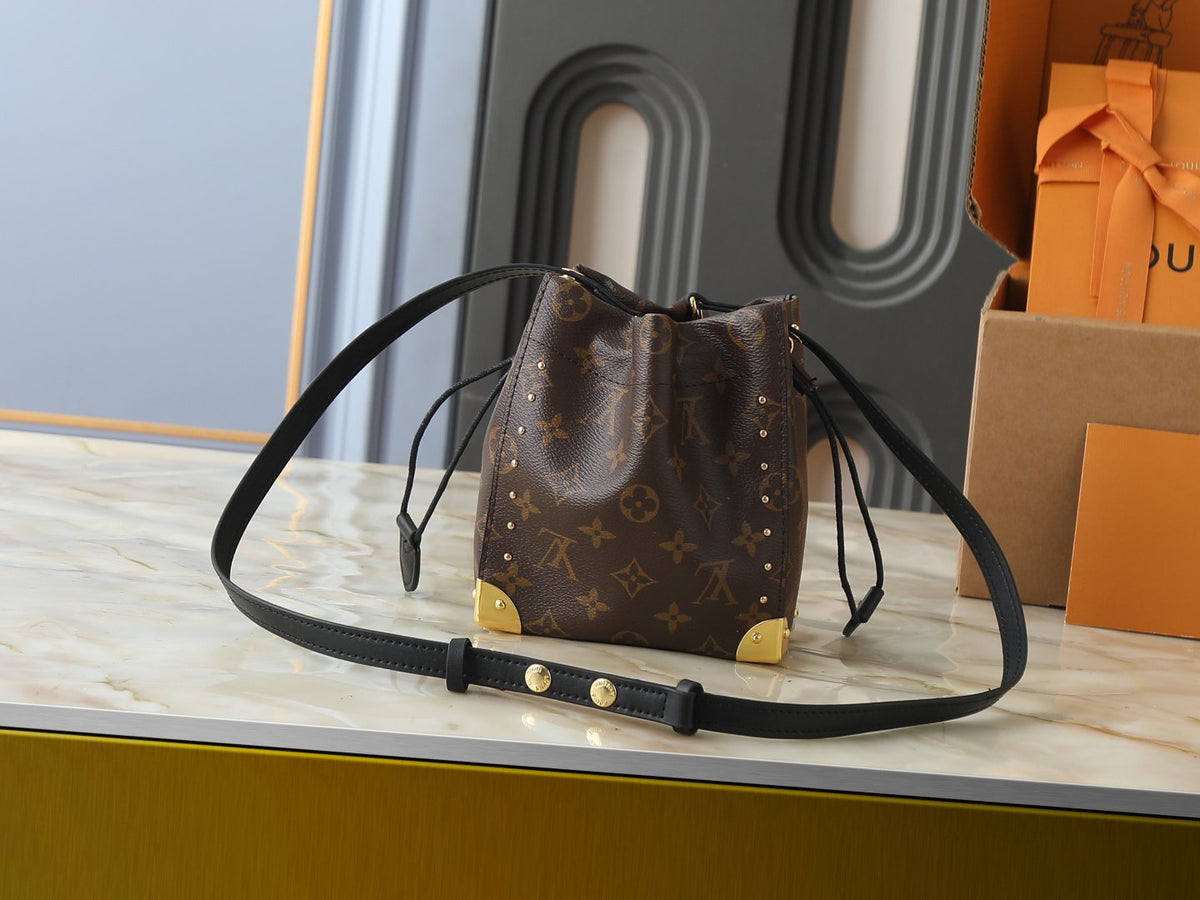 Louis Vuitton Nano Noé Trunk Bucket Bag — back