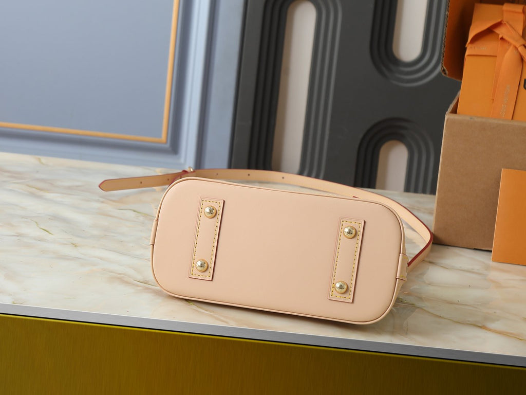Louis Vuitton Alma BB Domed Top-Handle Bag — detail