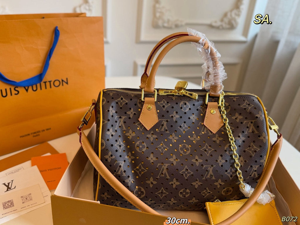 Louis Vuitton Speedy Monogram Boston Bag — front