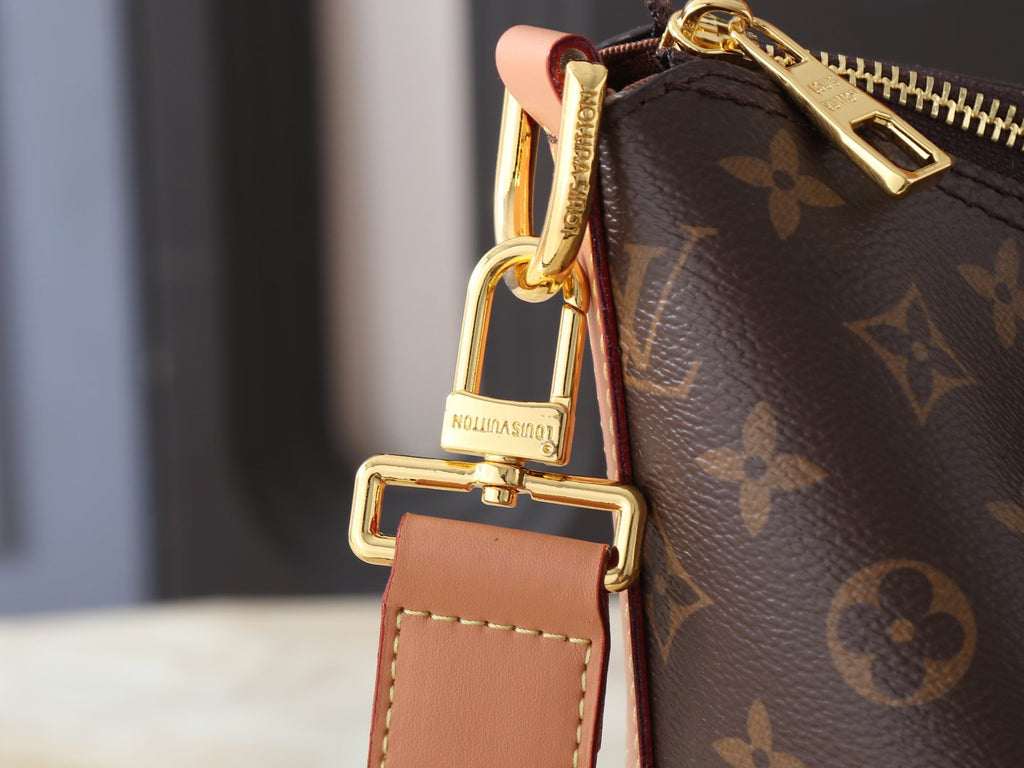 Louis Vuitton Vagabond Hobo Monogram Archive Bag — detail