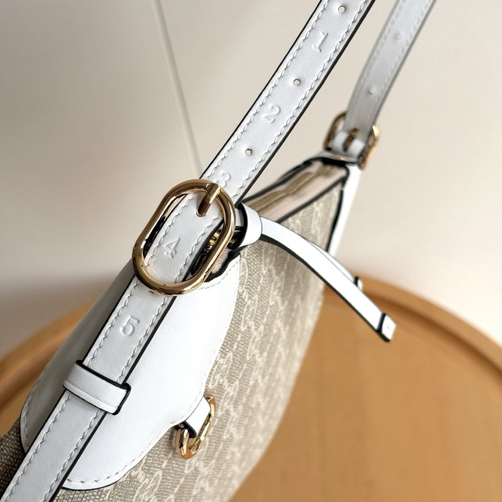 Gucci GG Emblem Monogram Shoulder Bag — detail