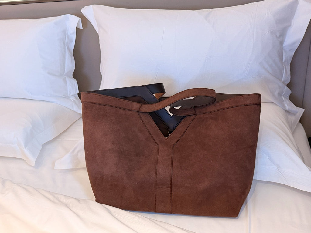 Saint Laurent Y Tote with Suede-Like Finish — hero