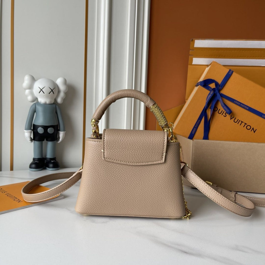 Louis Vuitton Capucines Nano V Mirage Top-Handle Bag — back