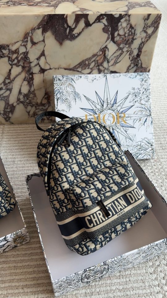 Dior Oblique Monogram Backpack — front