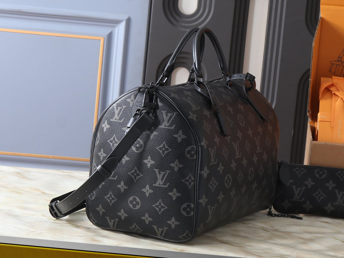 Louis Vuitton Speedy Bandoulière Monogram Duffel Bag — side