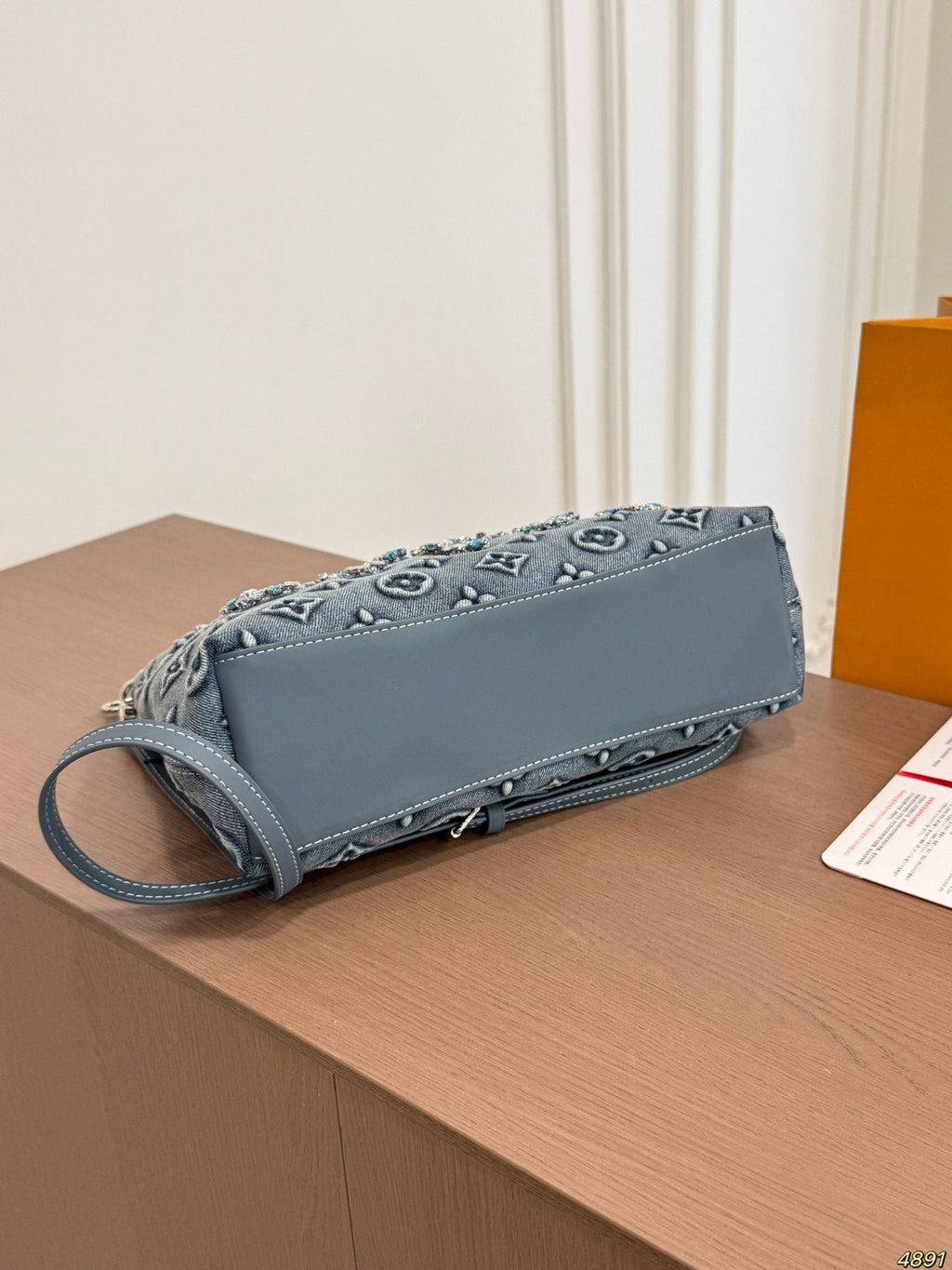 Louis Vuitton Embellished Curved-Top Shoulder Bag — detail