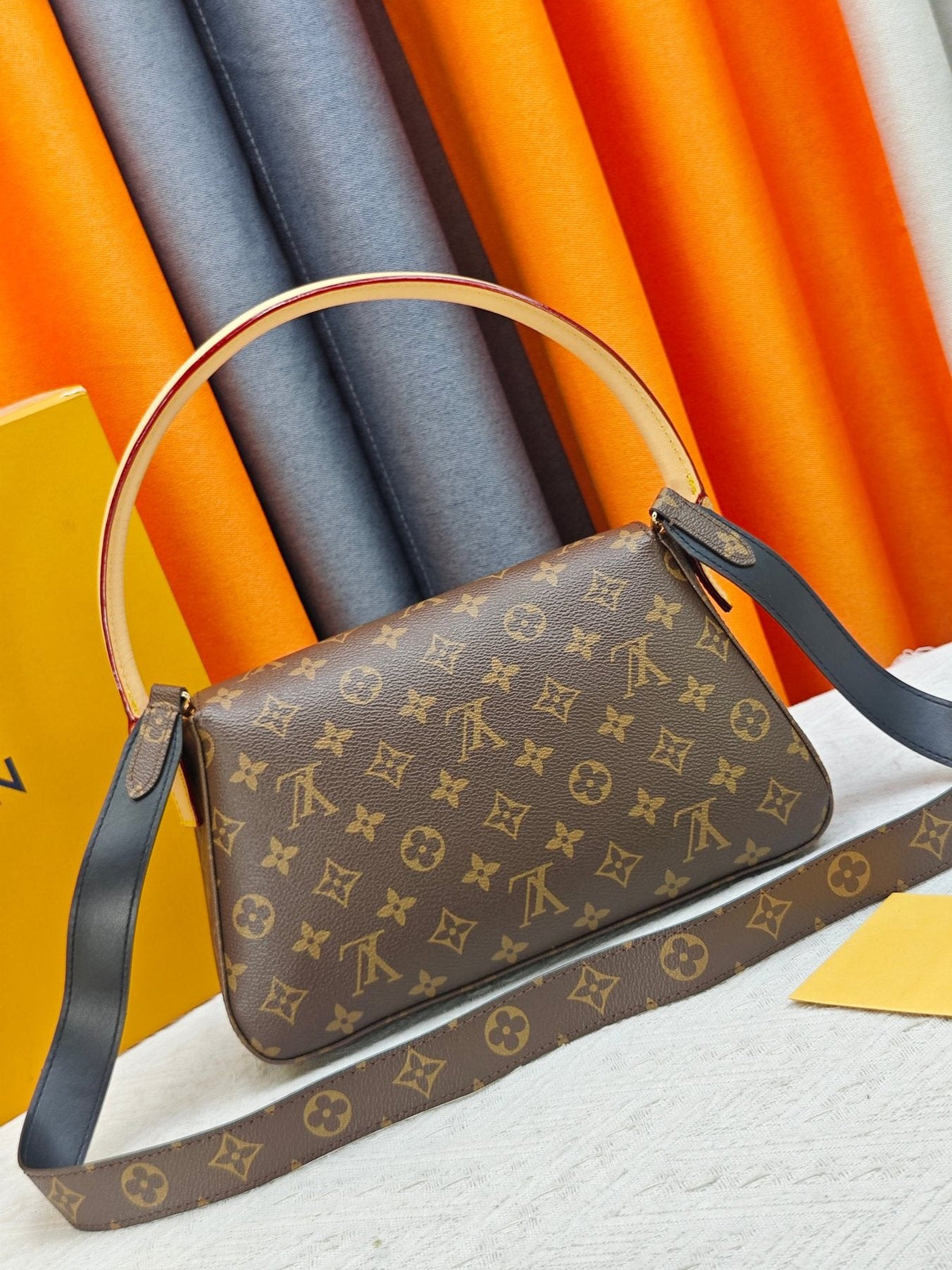 Louis Vuitton Looping Monogram Shoulder Bag — back
