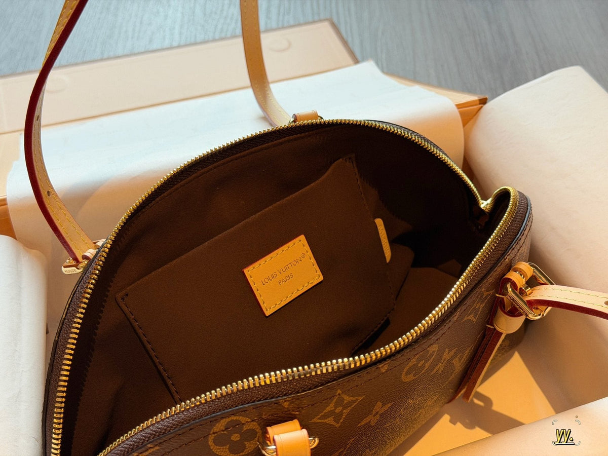 Louis Vuitton Squire East West Monogram Shoulder Bag — detail