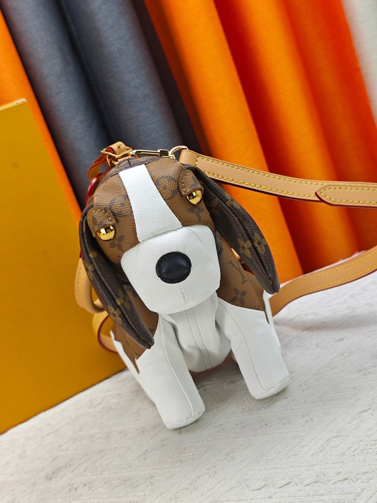 Louis Vuitton Pooch Bag Monogram Dog-Shaped Handbag — front