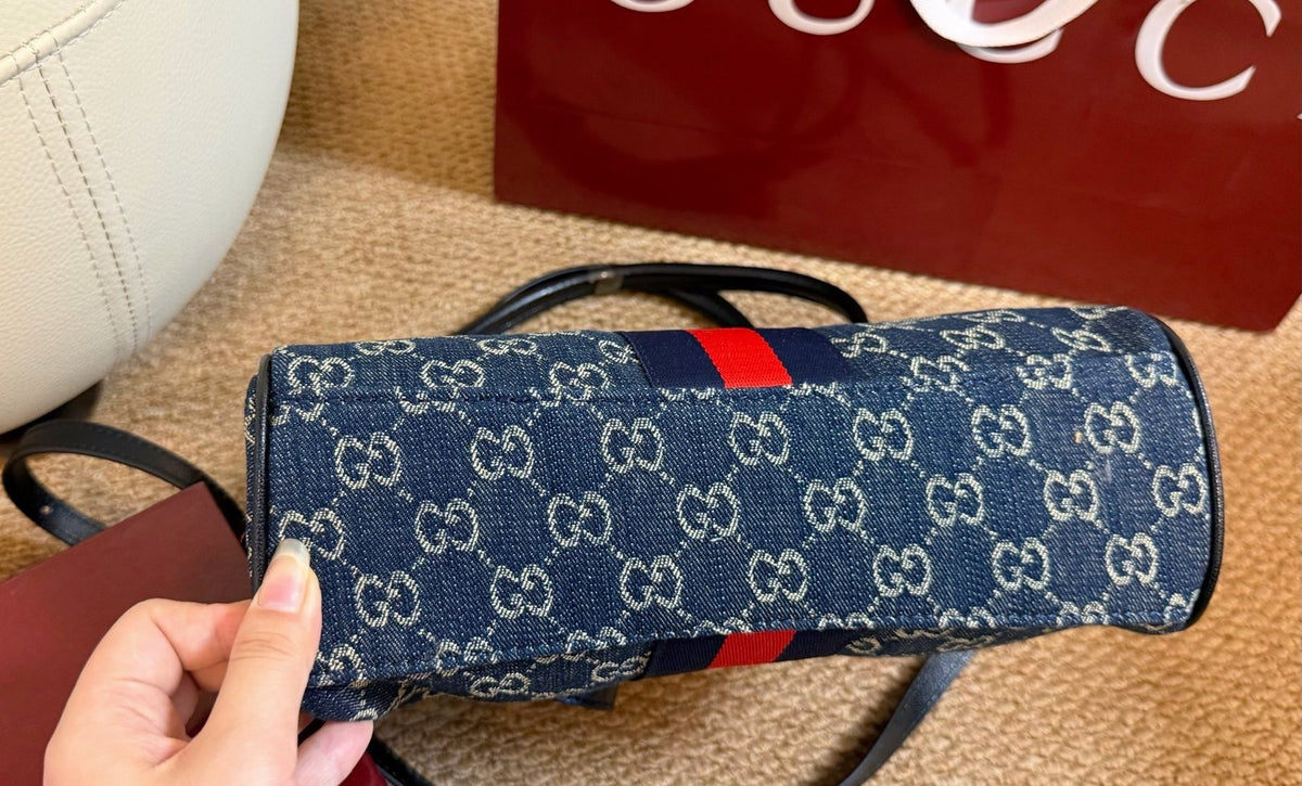 Gucci Borsetto Horsebit Boston Bag — detail