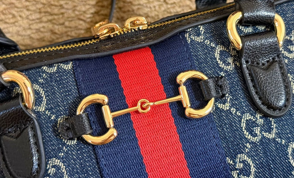 Gucci Borsetto Horsebit Boston Bag — detail