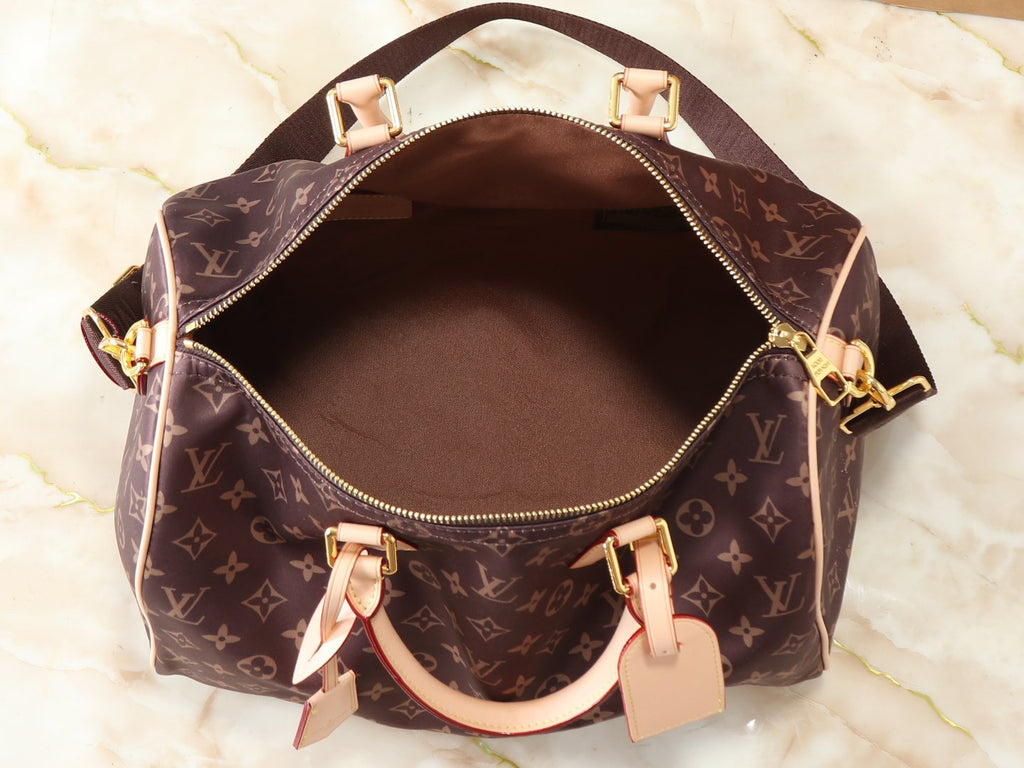 Louis Vuitton Speedy Bandoulière Zip-Top Satchel — detail