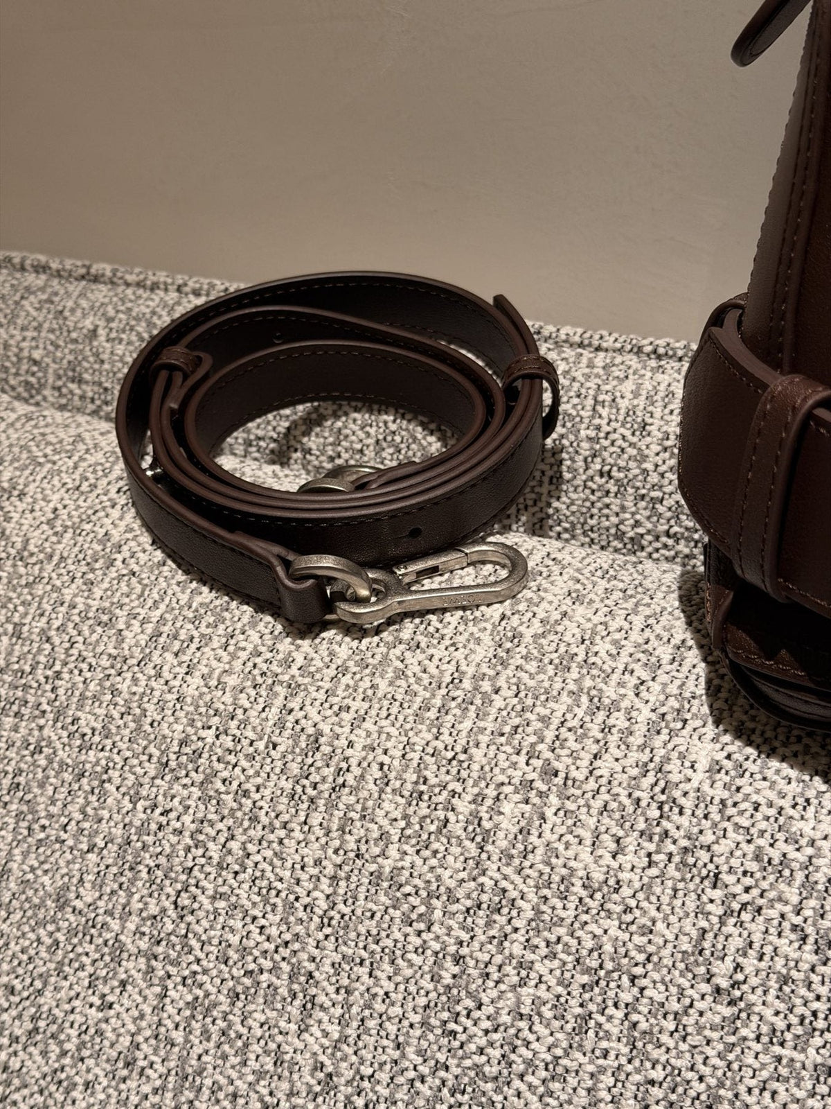 Loewe Puzzle Biker Belted Handbag — detail