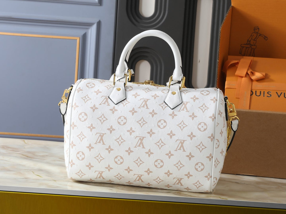 Louis Vuitton Speedy Soft Bandoulière Monogram Bag — back